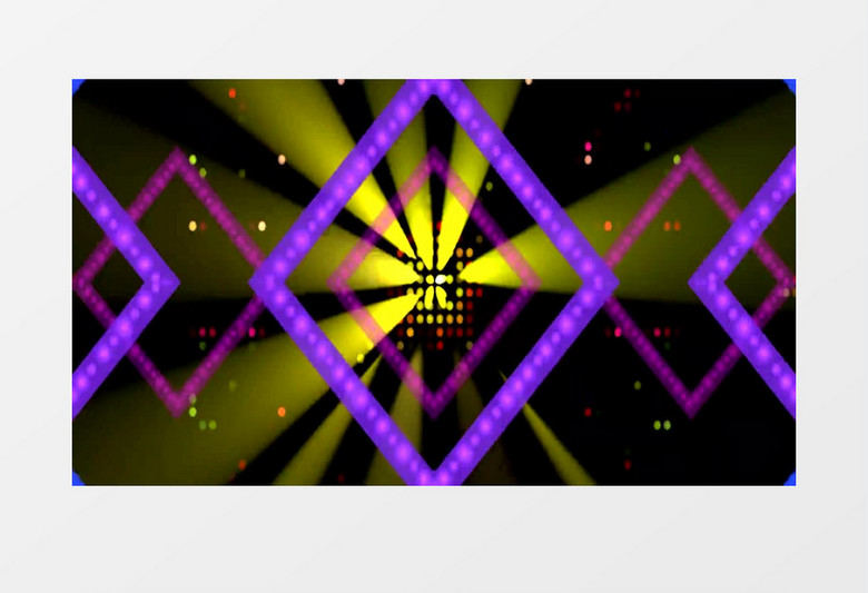 发光正方形通道视频素材