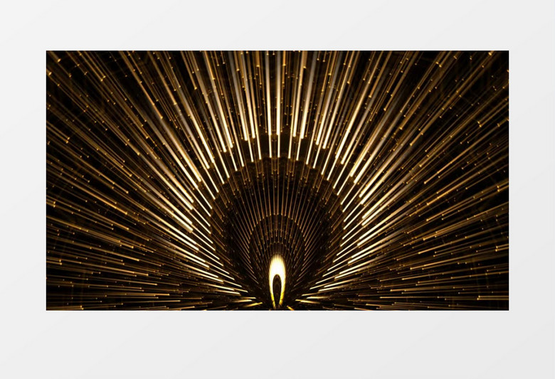 动画动态动感经典炫酷金色光效背景视频素材