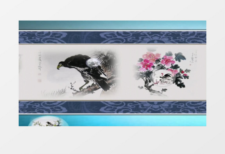 水墨寿辰庆典有音乐