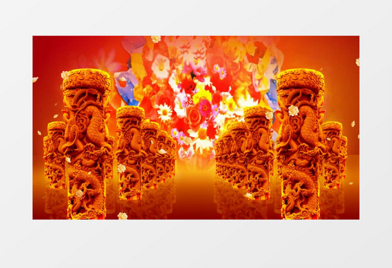 大地飞歌大气开场背景视频素材