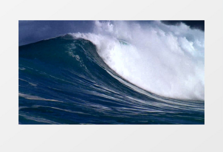 近距离特写自然景观海浪浪花实拍背景视频素材