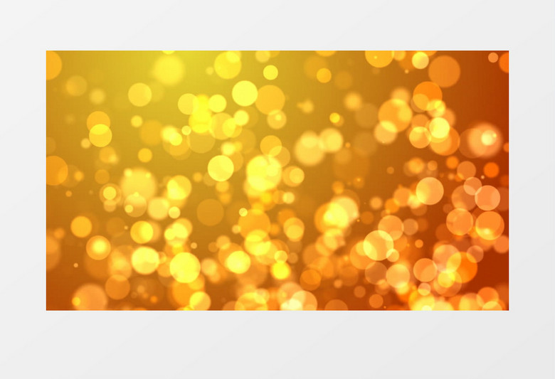 金色小光晕缓缓升起背景视频素材