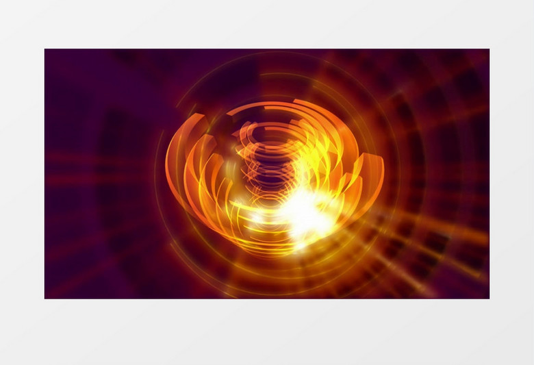 3D立体旋转抽象图形视频素材