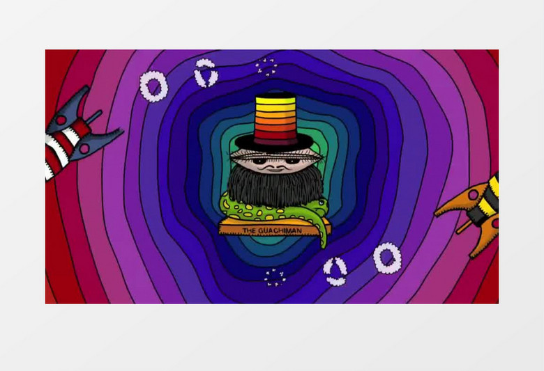 动画拍拍背景视频素材