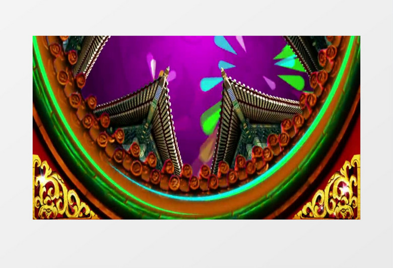 中国风大气开场背景视频素材