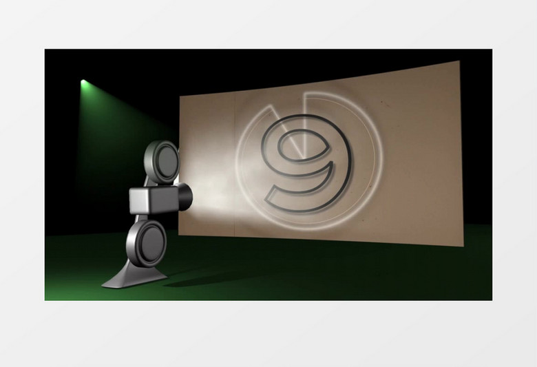 摄影机倒计时数字视频素材