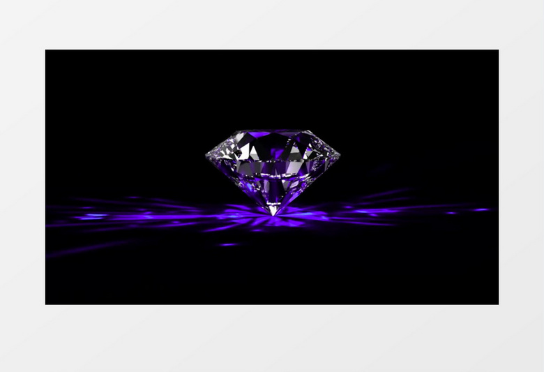 动画动态魅惑紫色钻石背景视频素材