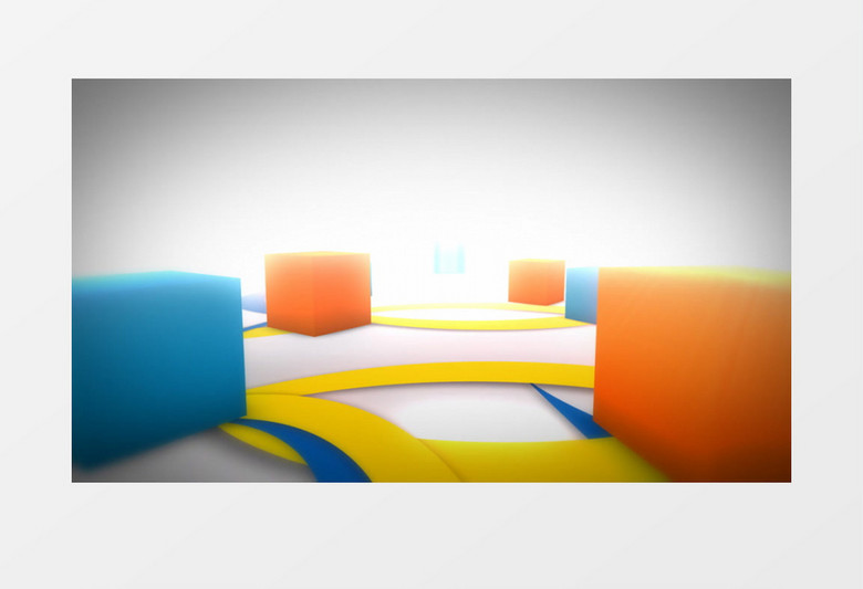 清新亮丽彩色条纹流动背景视频素材