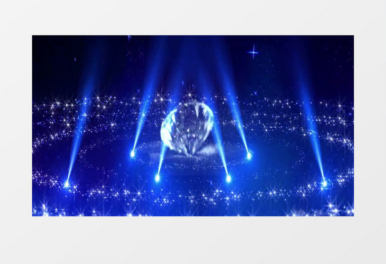 动画动态唯美梦幻钻石背景视频素材