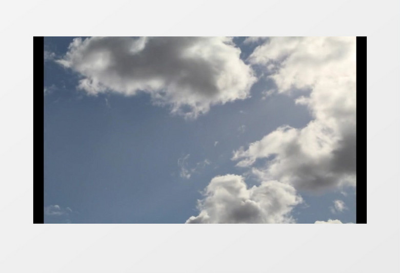 天空云彩变换实拍视频MP4