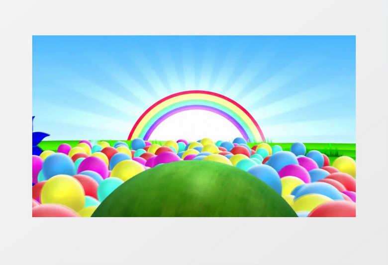 彩色缤纷色彩节日气氛背景视频素材