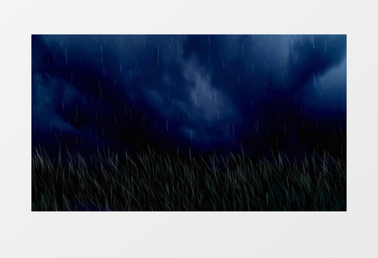 乌云风雨背景视频