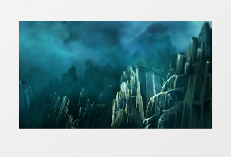 雷鸣闪电乌云背景视频