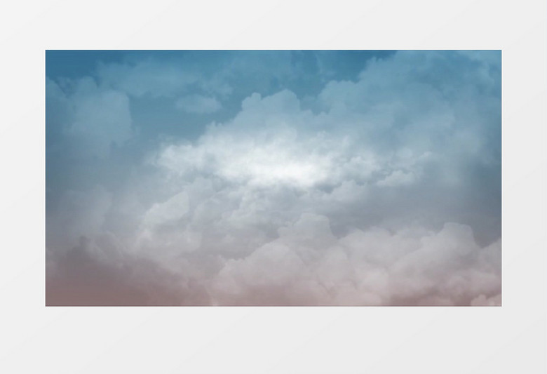 天空中层峦叠起的云彩02背景视频素材