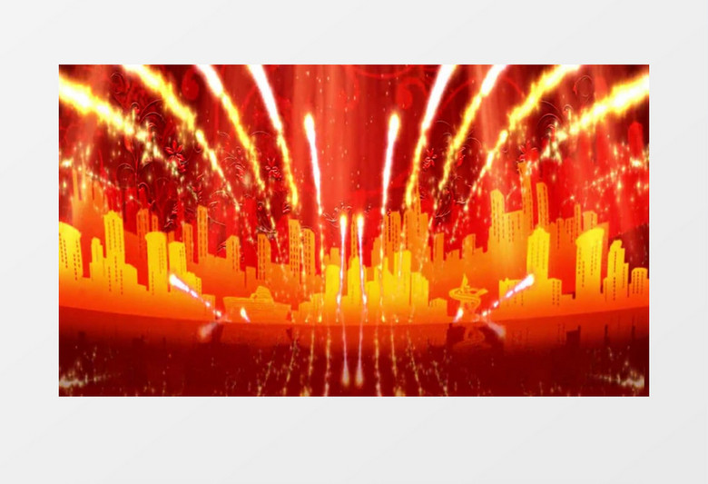 大气喜庆背景视频