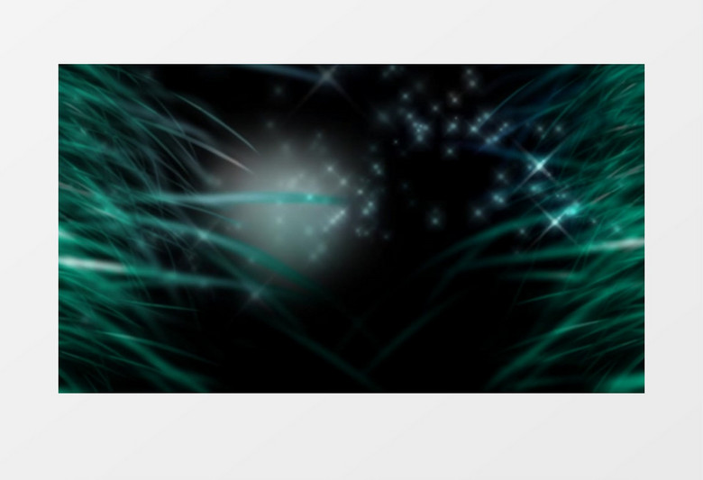 绿色的小草闪耀的光圈视频素材