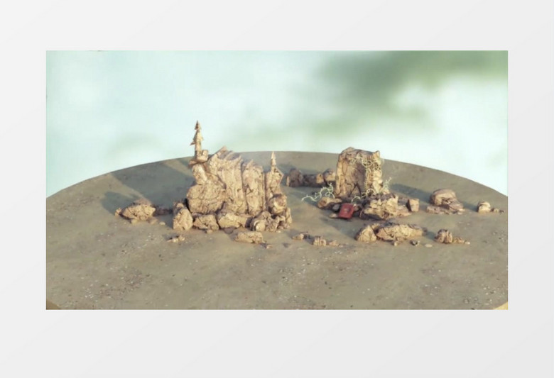 珍珠里的微世界背景视频素材 