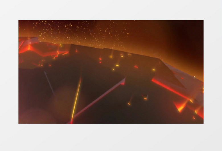 动画动态大气星球开场粒子闪烁背景视频素材