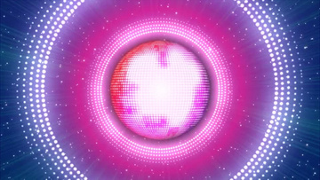 动画动态粉红色炫彩灯背景视频素材