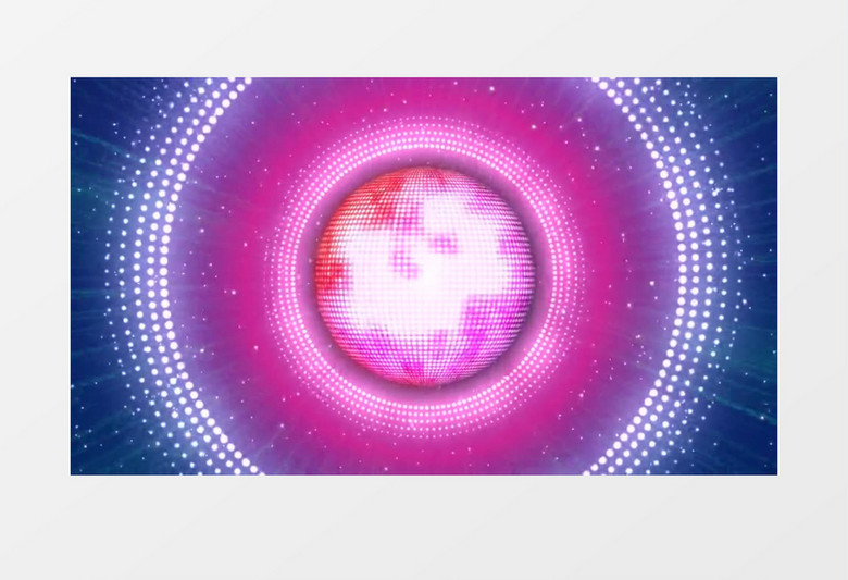 动画动态粉红色炫彩灯背景视频素材