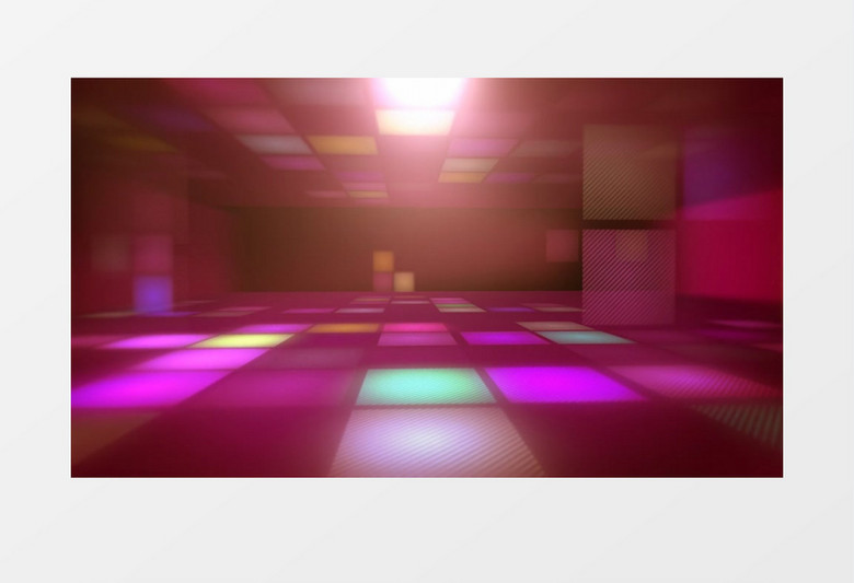 动画动态粉梦空间灯光闪烁背景视频素材