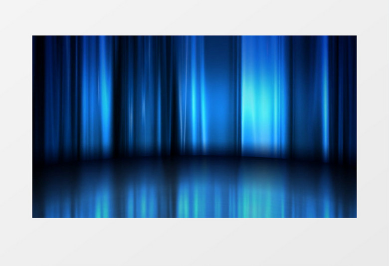 蓝色光线光影背景视频素材