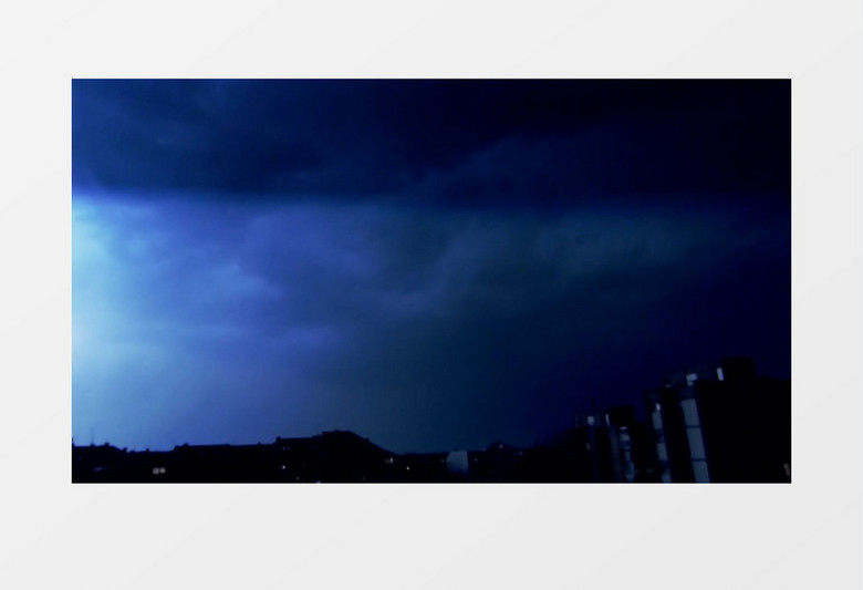 震撼大气乌云闪电背景视频