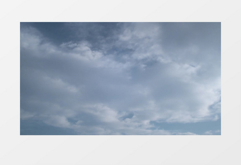 蓝天白云实拍高清视频