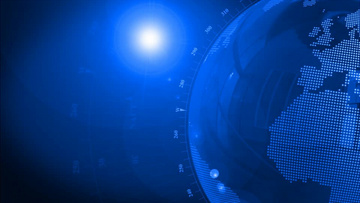 蓝色商务新闻联播背景视频素材