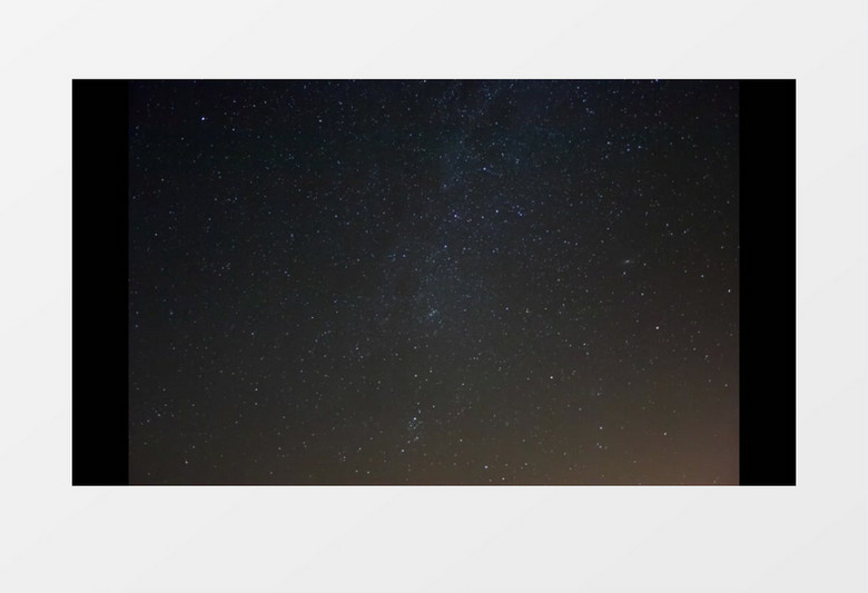 高清实拍在美好的夜晚天空中的点点繁星实拍视频素材