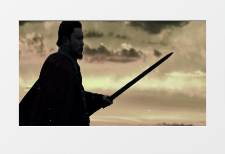 战国古代战争将军士兵攻城背景视频素材