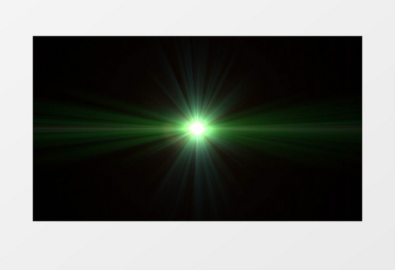绿色的光点射线视频素材