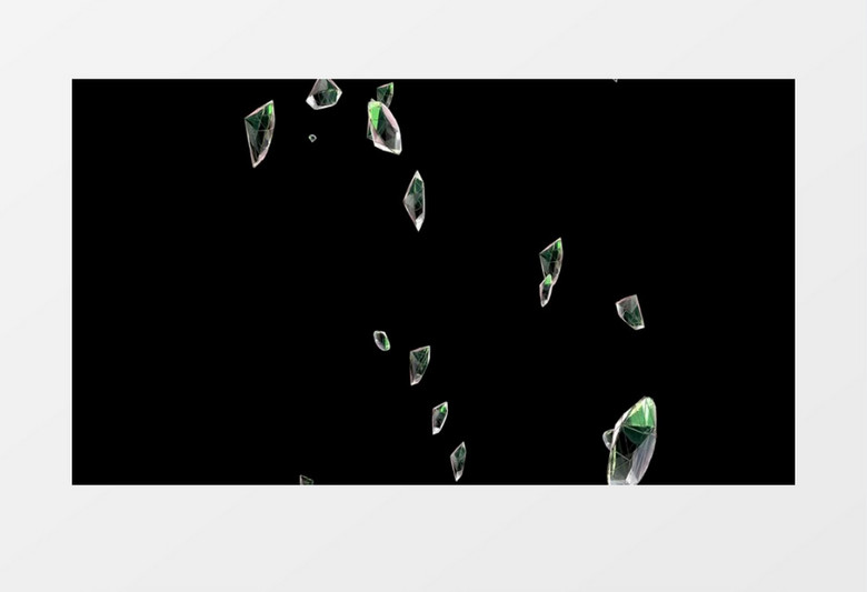 动画动态钻石掉落闪闪发光背景视频素材