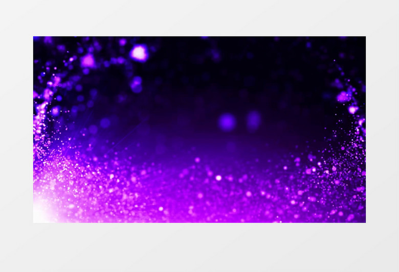 动画动态浪漫唯美紫色粒子背景视频素材