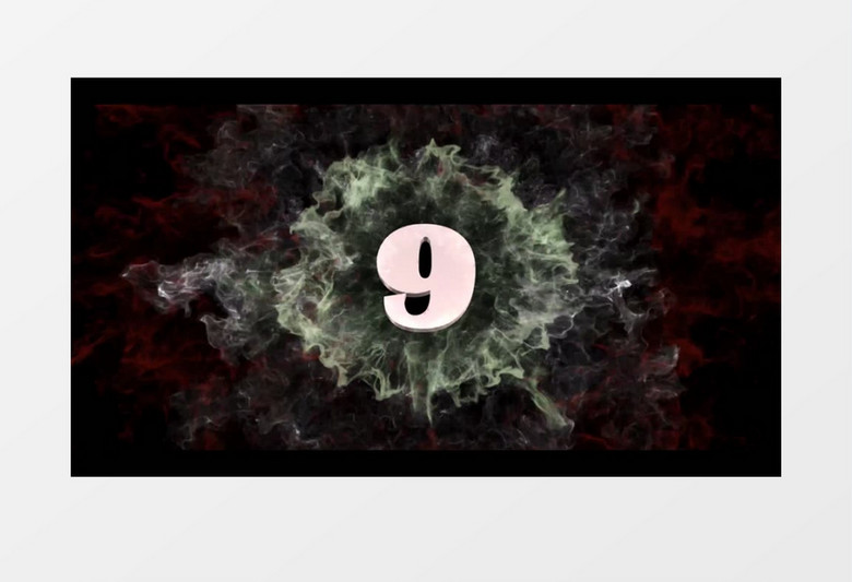 爆炸粒子10秒倒计时视频素材