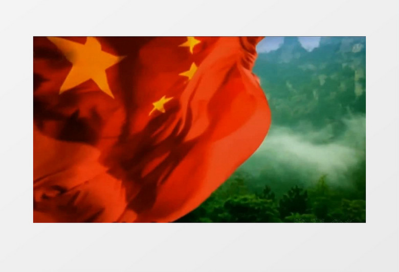 中国梦爱国歌唱背景视频素材