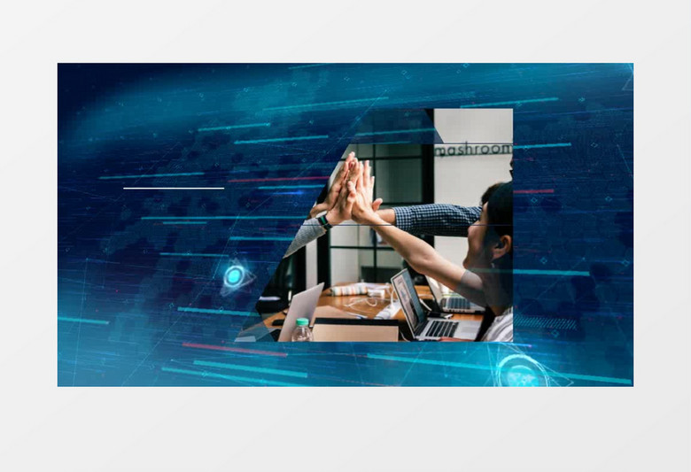 企业震撼大气宣传片开场AE视频模板