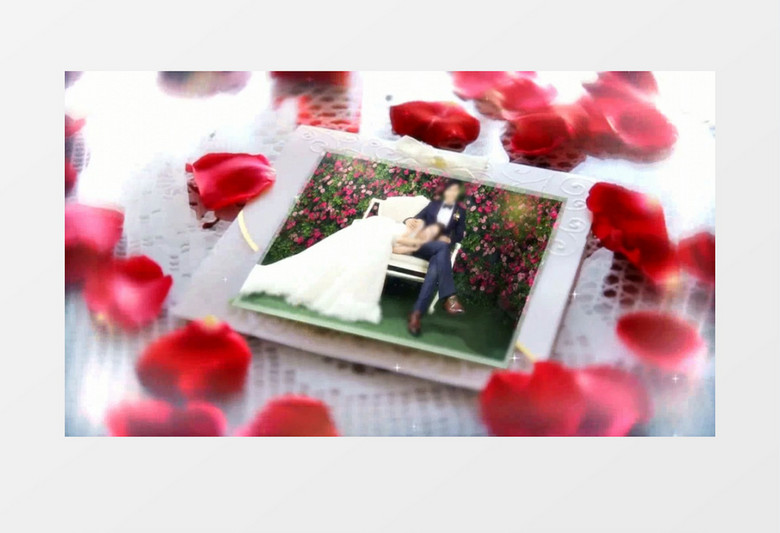 我们相爱吧婚礼片头图片展示AE视频模板