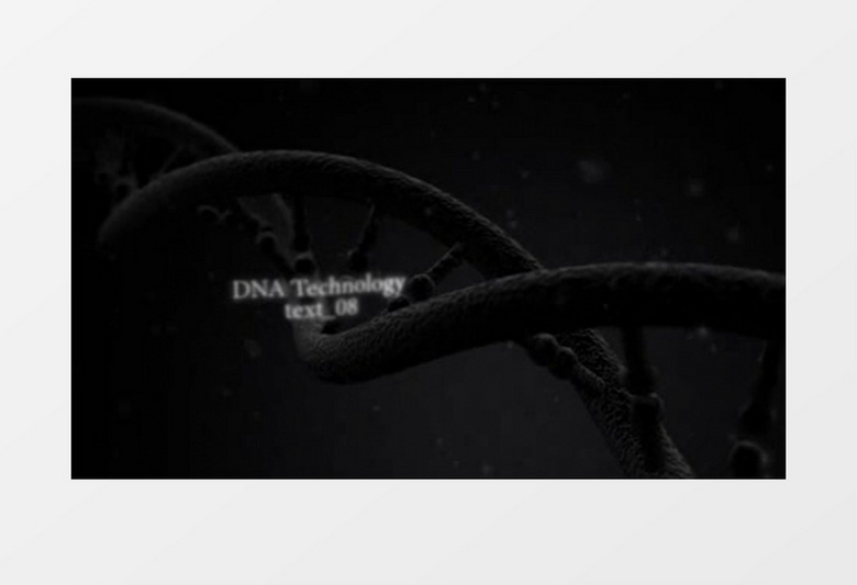 生物DNA链医疗科学技术AE视频模板