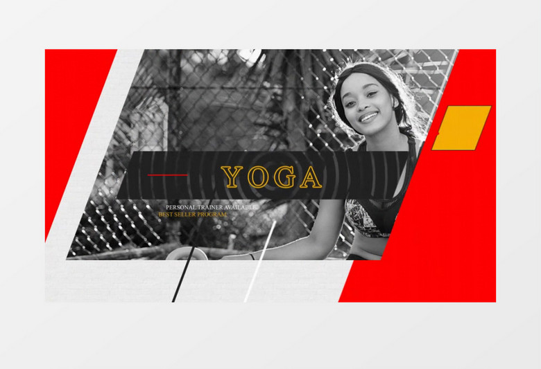 体育健身栏目包装宣传片介绍片头AE视频模板