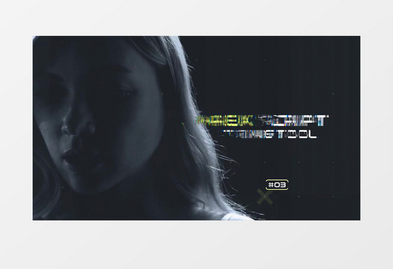 13款炫酷抖音风标题文字动画特效素材包AE模板