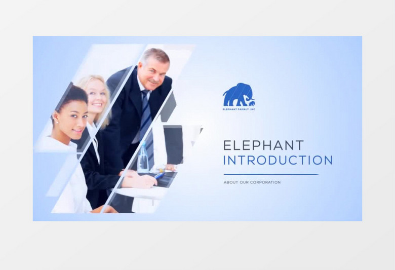 现代公司企业团队业务宣传图文动画AE视频模板