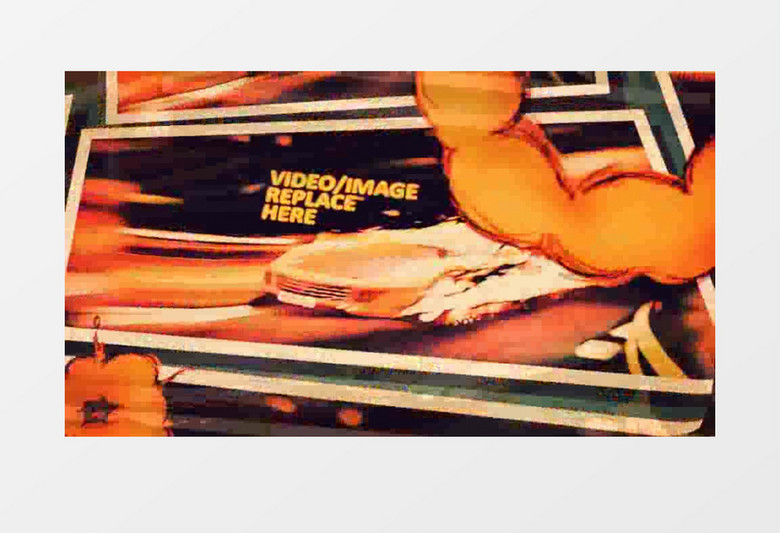 动作漫画风格宣传片制作惊悚电影预告片AE模板