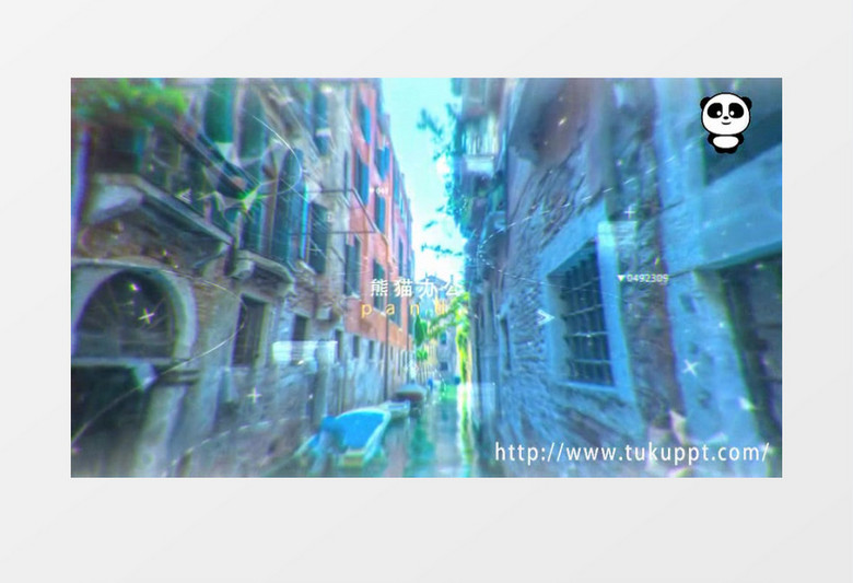 科技感炫酷视差图片展示AE视频模板