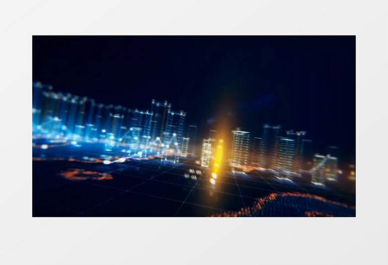 智能科技酷炫光线滑动渲染片头AE视频下载-86资源网