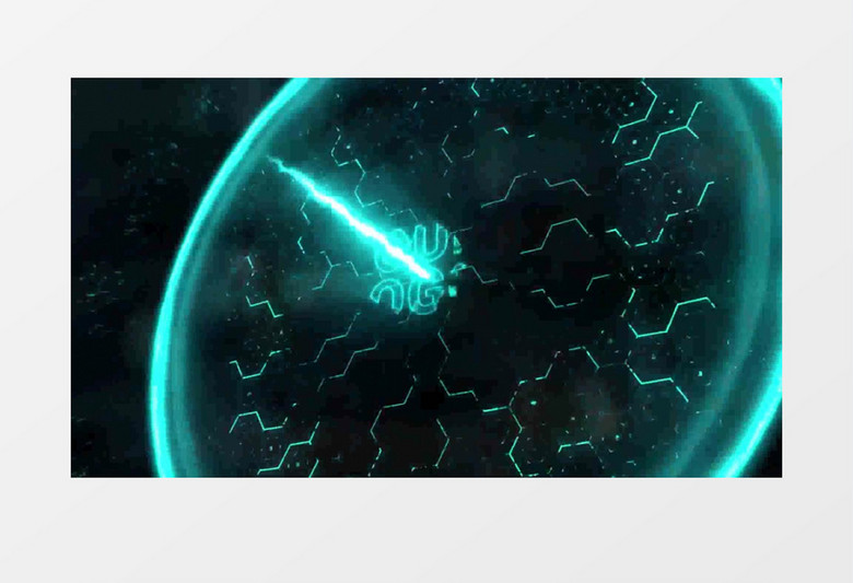 科幻能量冲击波Logo演绎动画AE视频模板
