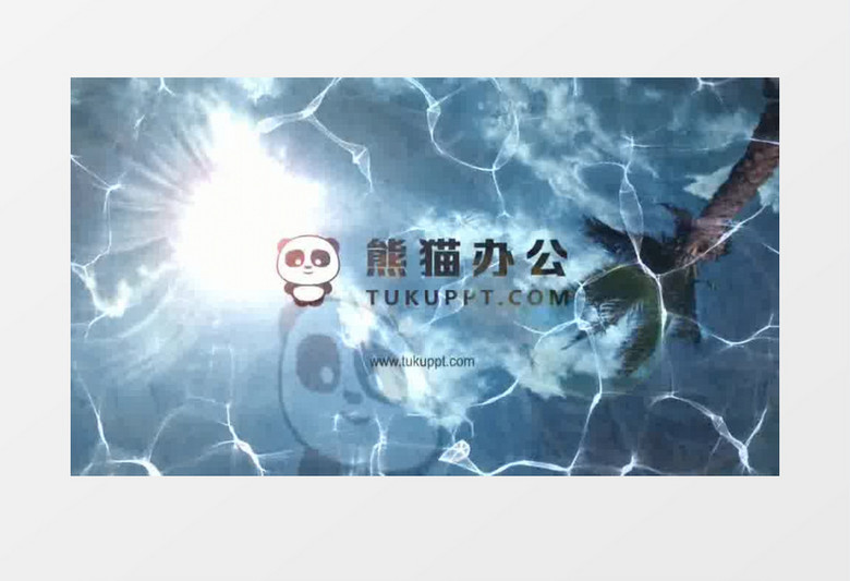 片头水波演泽logoAE模板