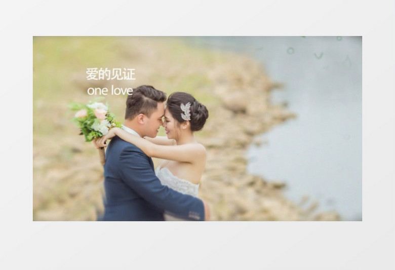 温馨唯美结婚纪念相册AE模板