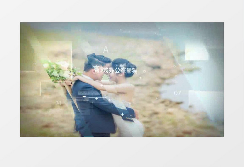 浪漫婚礼婚庆宣传AE视频模板