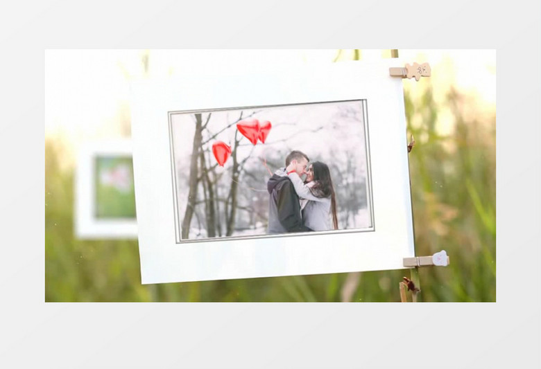 温暖人心的大自然回忆相册展示AE模板